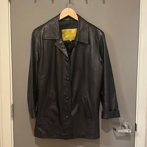 Vintage Handmade Peruzzi Italian Leather Jacket